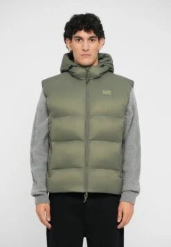 EA7 Emporio Armani MOUNTAIN POLAR VEST - Waistcoat - Mulled Basil