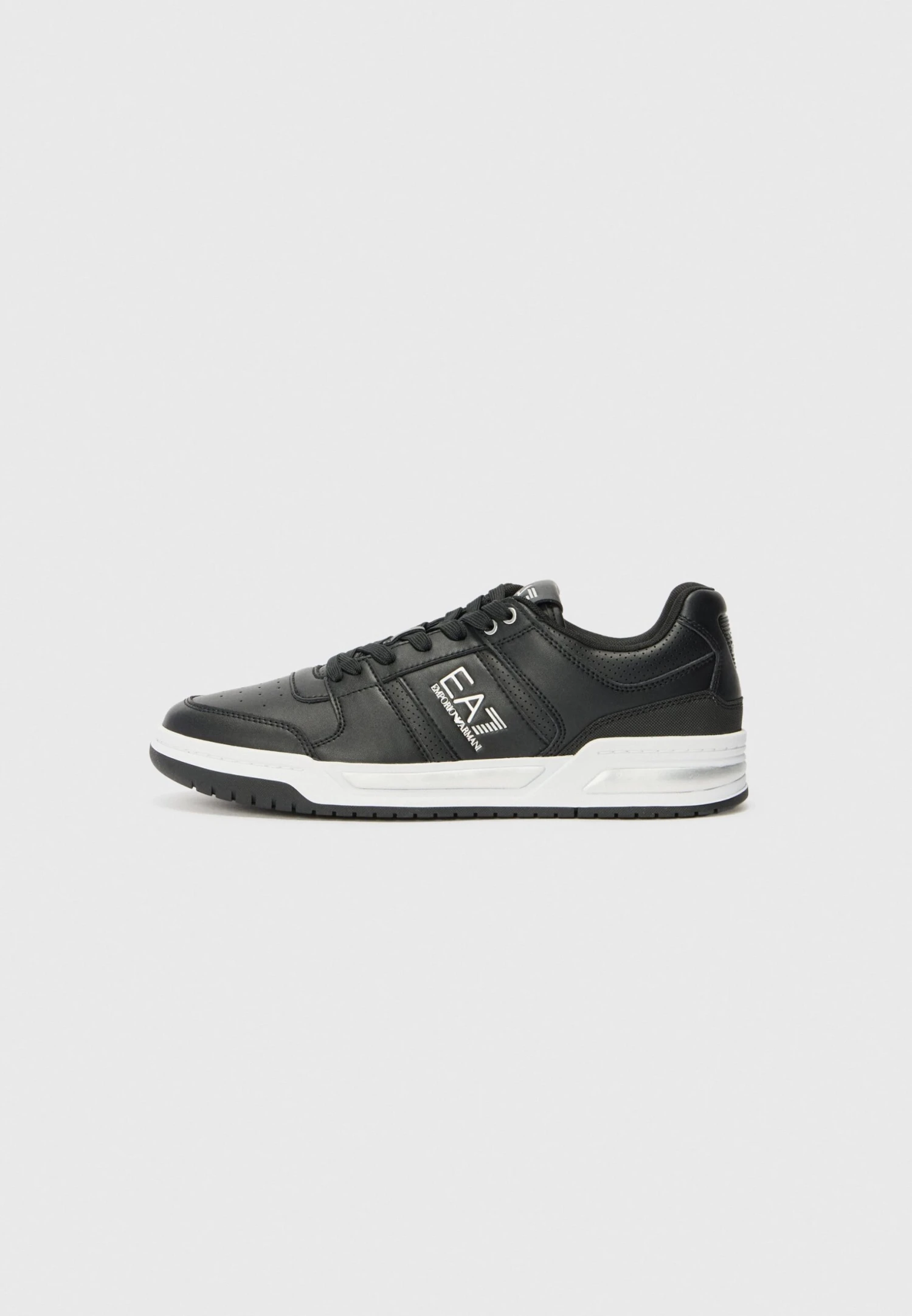 EA7 Emporio Armani BASELINE UNISEX - Trainers - Black/silver-coloured 3 EA7 Emporio Armani BASELINE UNISEX - Trainers - Black/silver-coloured
