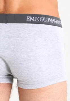 Emporio Armani Trunk 3 Pack - Pants - White/Heather Gray/Navy Blue -Total Wear Store 3cd2694b81934d30956d8470cea7bca4