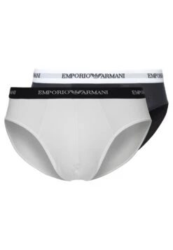 Emporio Armani 2 Pack - Briefs - White/Blue 10 Emporio Armani 2 Pack - Briefs - White/Blue -Total Wear Store 3d27bfece3a24ed48b3bc9c09ac248ba