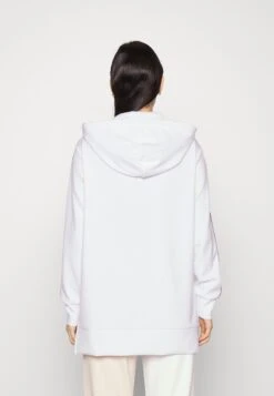 EA7 Emporio Armani Zip-Up Sweatshirt - White/Gold-Coloured -Total Wear Store 3d2ef6286e0d402cbdfb82d1ea0418c8