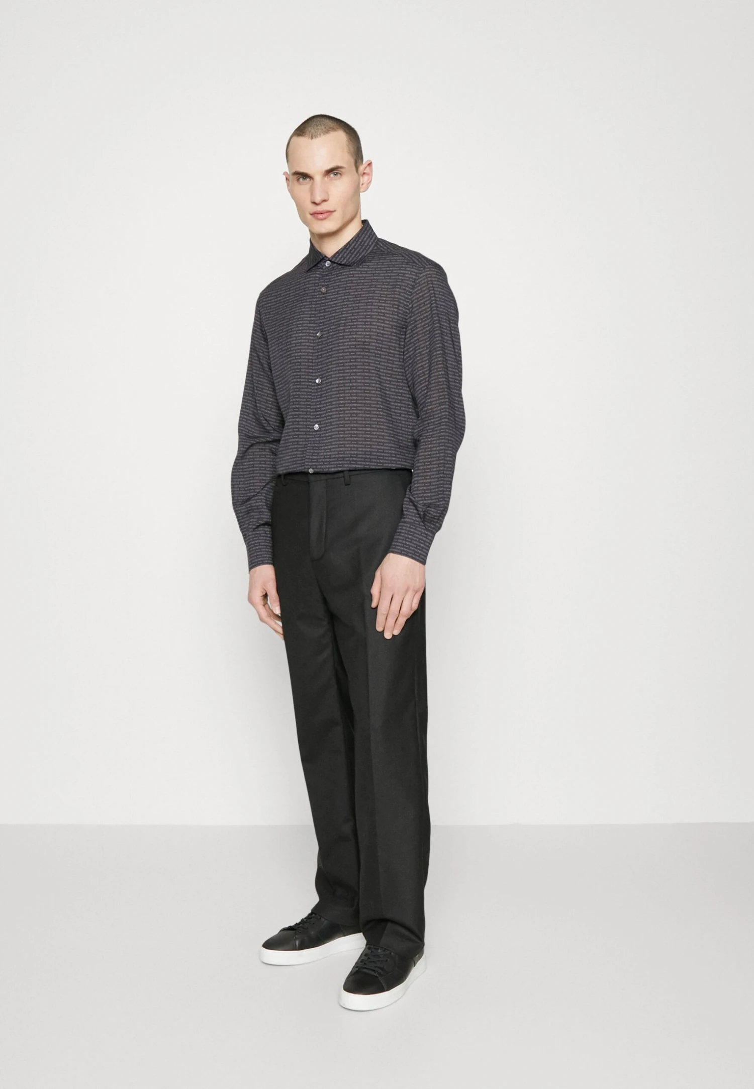 Emporio Armani Shirt - Nero/Logomi 4 Emporio Armani Shirt - Nero/Logomi - Image 2