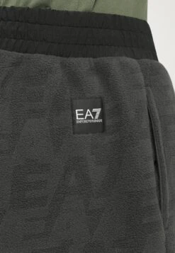 EA7 Emporio Armani TRAIN LOGO SERIES PANTS - Tracksuit Bottoms - Asphalt -Total Wear Store 3dbe3853684e4071b272dfaf5426e67d