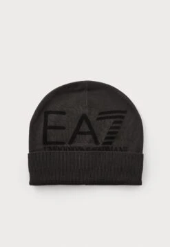 EA7 Emporio Armani BEANIE HAT UNISEX - Beanie - Asphalt/black