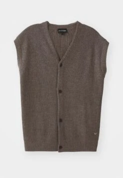 Emporio Armani Waistcoat - Walnut -Total Wear Store 3e37b8cfb50b4d20aae748f47aacb36a