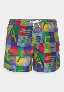 EA7 Emporio Armani Water Allover Boxer - Swimming Shorts - Night Blue Lettering -Total Wear Store 3e8253ed033c478cbcf738029c2381bf