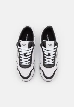 Emporio Armani Ally - Trainers - White/Black -Total Wear Store 3ec7f08bdb0c4c1ebb616f07fc6d2f7b
