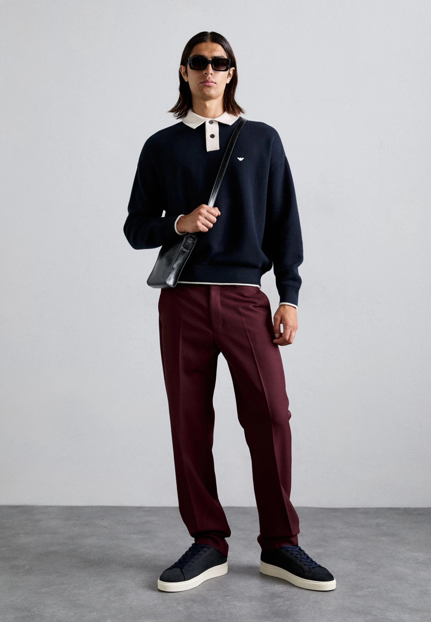 Emporio Armani Jumper - Navy French Oak 4 Emporio Armani Jumper - Navy French Oak - Image 2