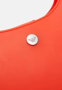 Emporio Armani Recycled Womans Mini Bag - Across Body Bag - Rosso/Beige -Total Wear Store 3ff73770044a46beacd9c9bbf5243fc2