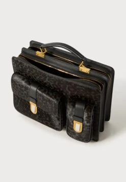 Emporio Armani Briefcase - Grey/black -Total Wear Store 4008a6293cb34117a34b5ca447b167e8