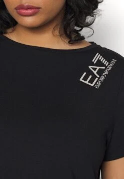 EA7 Emporio Armani Print T-Shirt - Black/Gold -Total Wear Store 401c476230494fc08b8f3b23a2fd1a40