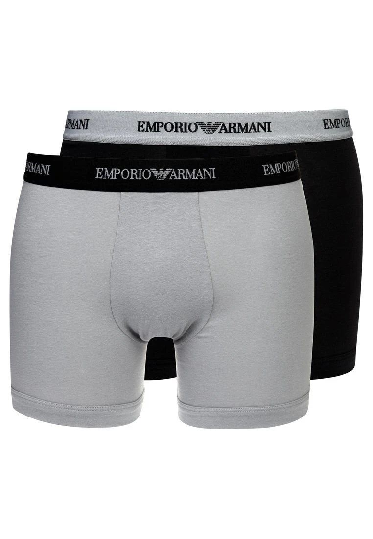 Emporio Armani 2 Pack - Underwear Set - Grey/Black 3 Emporio Armani 2 Pack - Underwear Set - Grey/Black