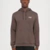 EA7 Emporio Armani TRAIN LOGO SERIES HOODIE EXTENDED - Hoodie - Chocolate Brown -Total Wear Store 40439672430a4c2b8760ceac3b7cae56
