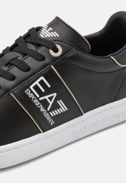 EA7 Emporio Armani Classic Unisex - Trainers - Black/Gold -Total Wear Store 4069c8d757ee4164b59b42fcf1f654af