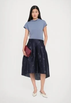 Emporio Armani SKIRT - A-line Skirt - Fancy Blue 10 Emporio Armani SKIRT - A-line Skirt - Fancy Blue -Total Wear Store 40f1a06456b94b37aa6a4a049e6269ee