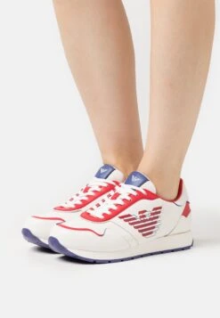 Emporio Armani Ally - Trainers - Whit/Amethyst/Blu