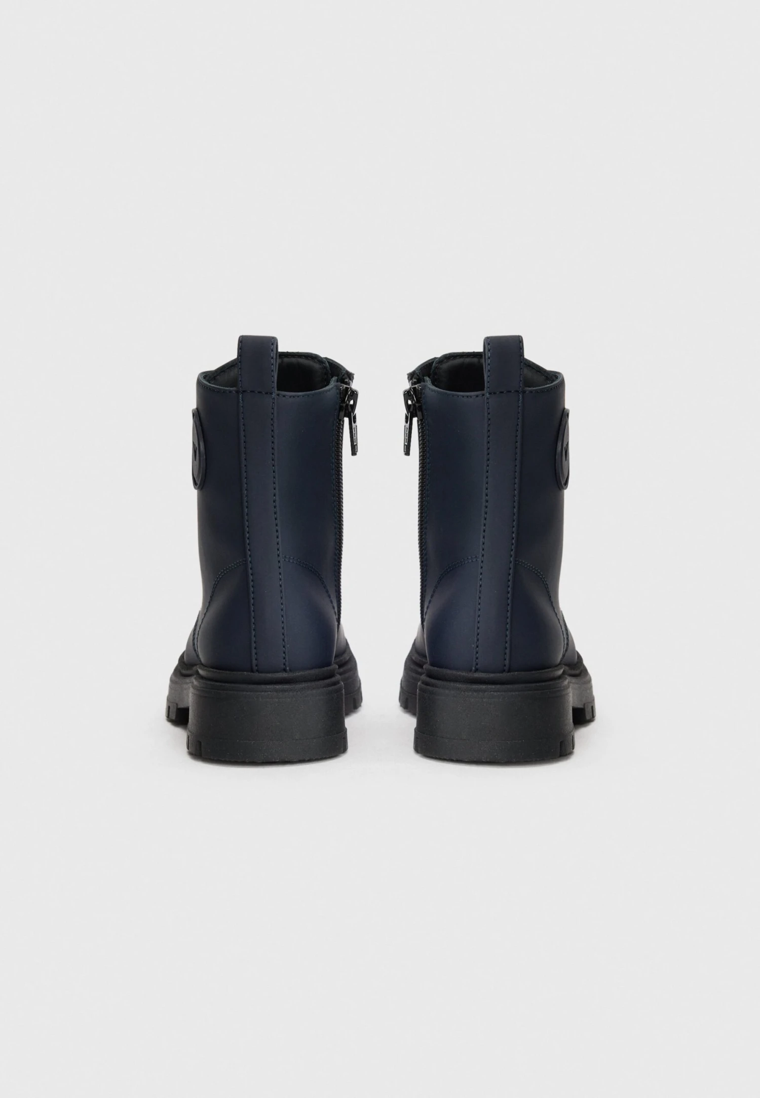 Emporio Armani UNISEX - Lace-up Ankle Boots - Navy 5 Emporio Armani UNISEX - Lace-up Ankle Boots - Navy - Image 3