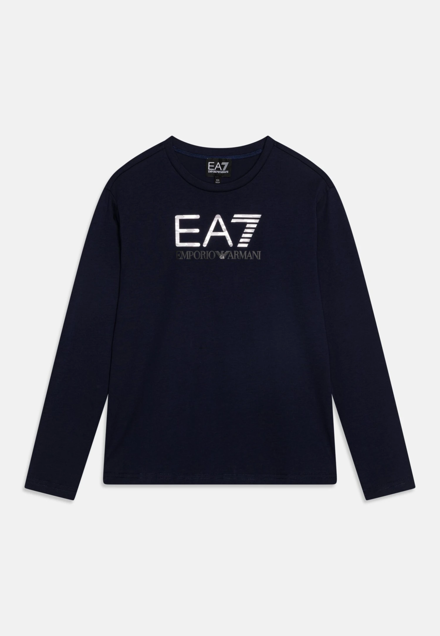 EA7 Emporio Armani Unisex - Long Sleeved Top - Navy Blue 3 EA7 Emporio Armani Unisex - Long Sleeved Top - Navy Blue