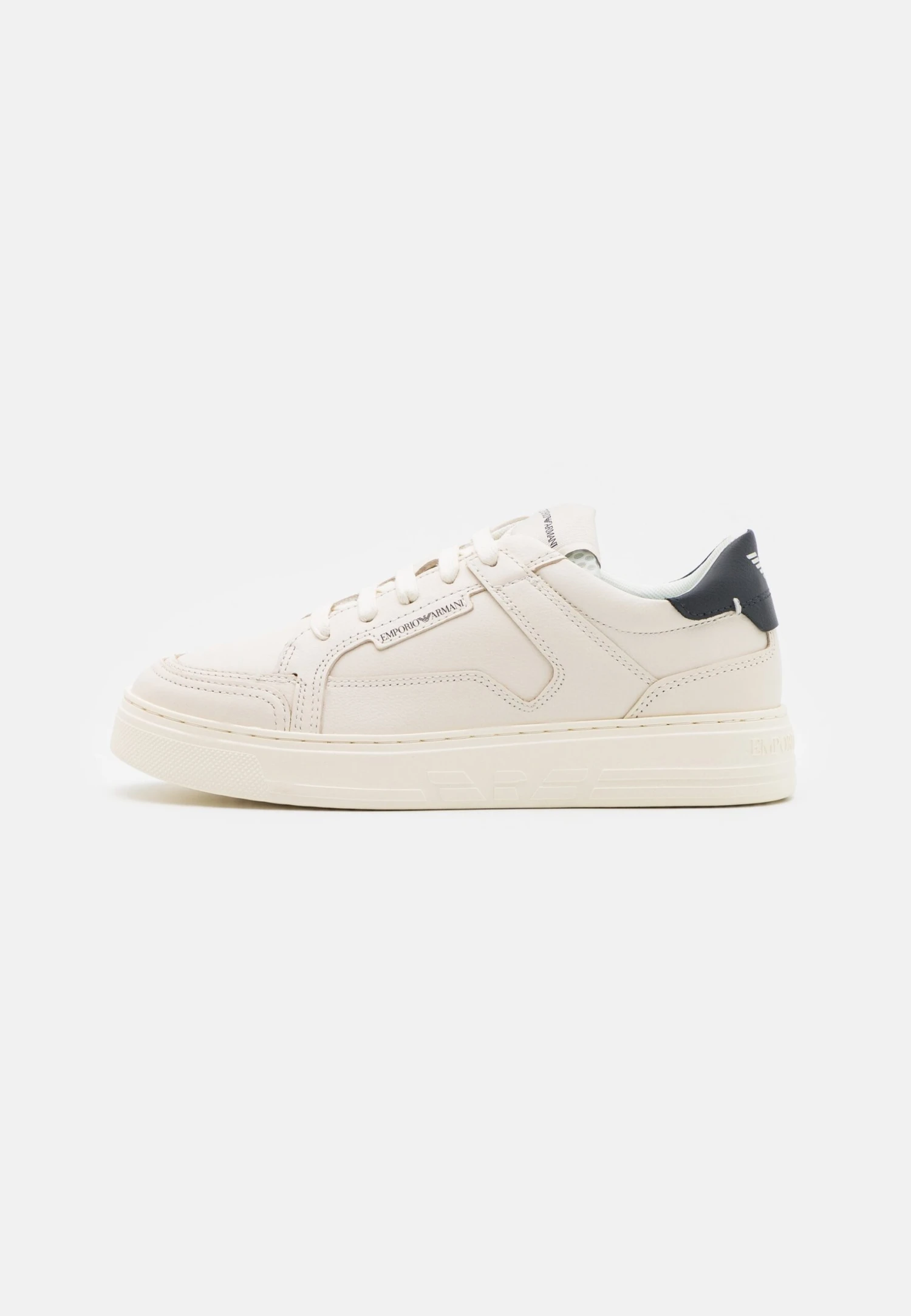 Emporio Armani Trainers - Offwhite/Blue 3 Emporio Armani Trainers - Offwhite/Blue