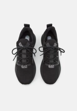 EA7 Emporio Armani Crusher Distance Eagle Unisex - Trainers - Triple Black/Silver -Total Wear Store 41abb1113937429aa7a7b223e96c85eb