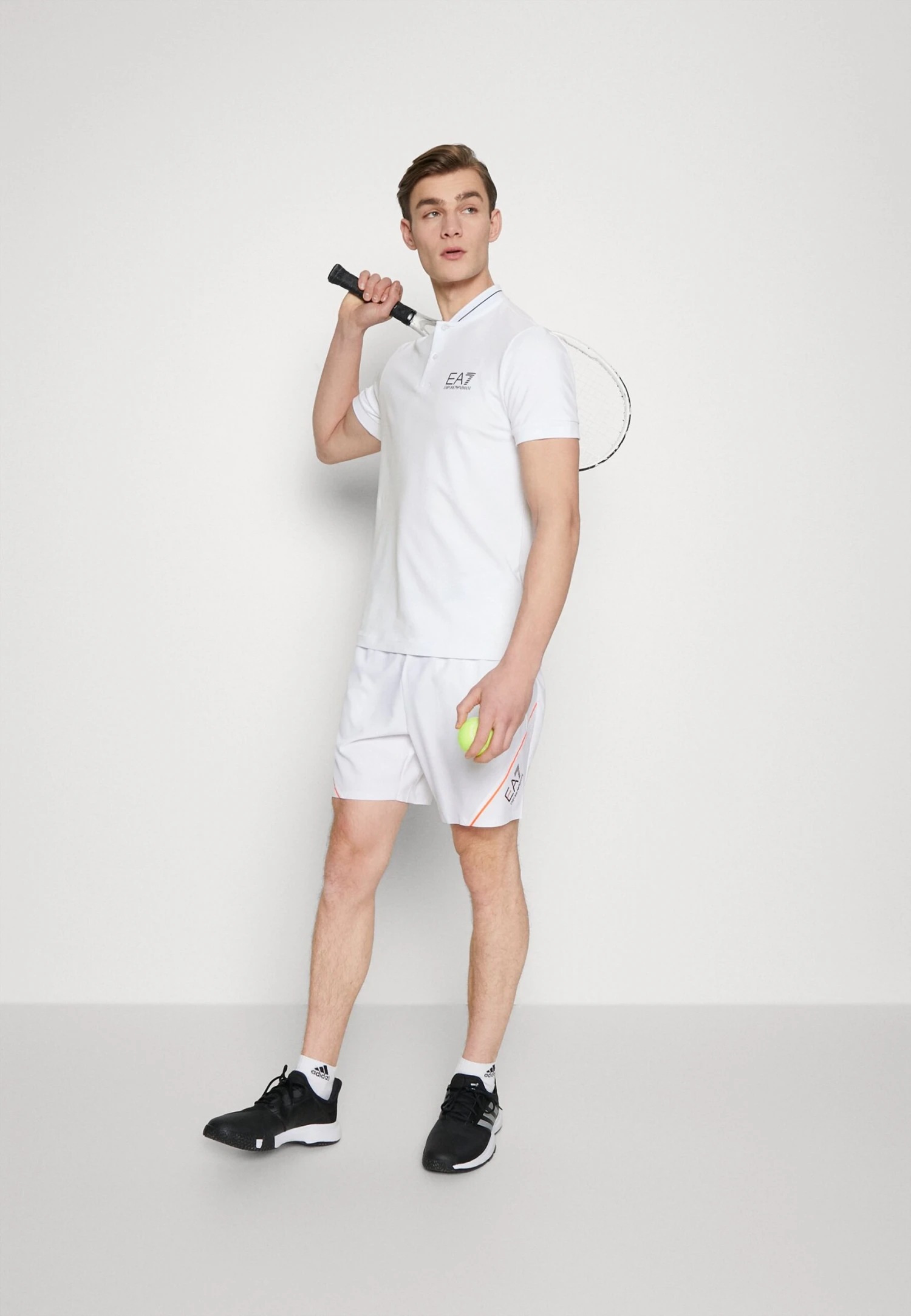 EA7 Emporio Armani Tennis Club Serafino - Polo Shirt - White 4 EA7 Emporio Armani Tennis Club Serafino - Polo Shirt - White - Image 2