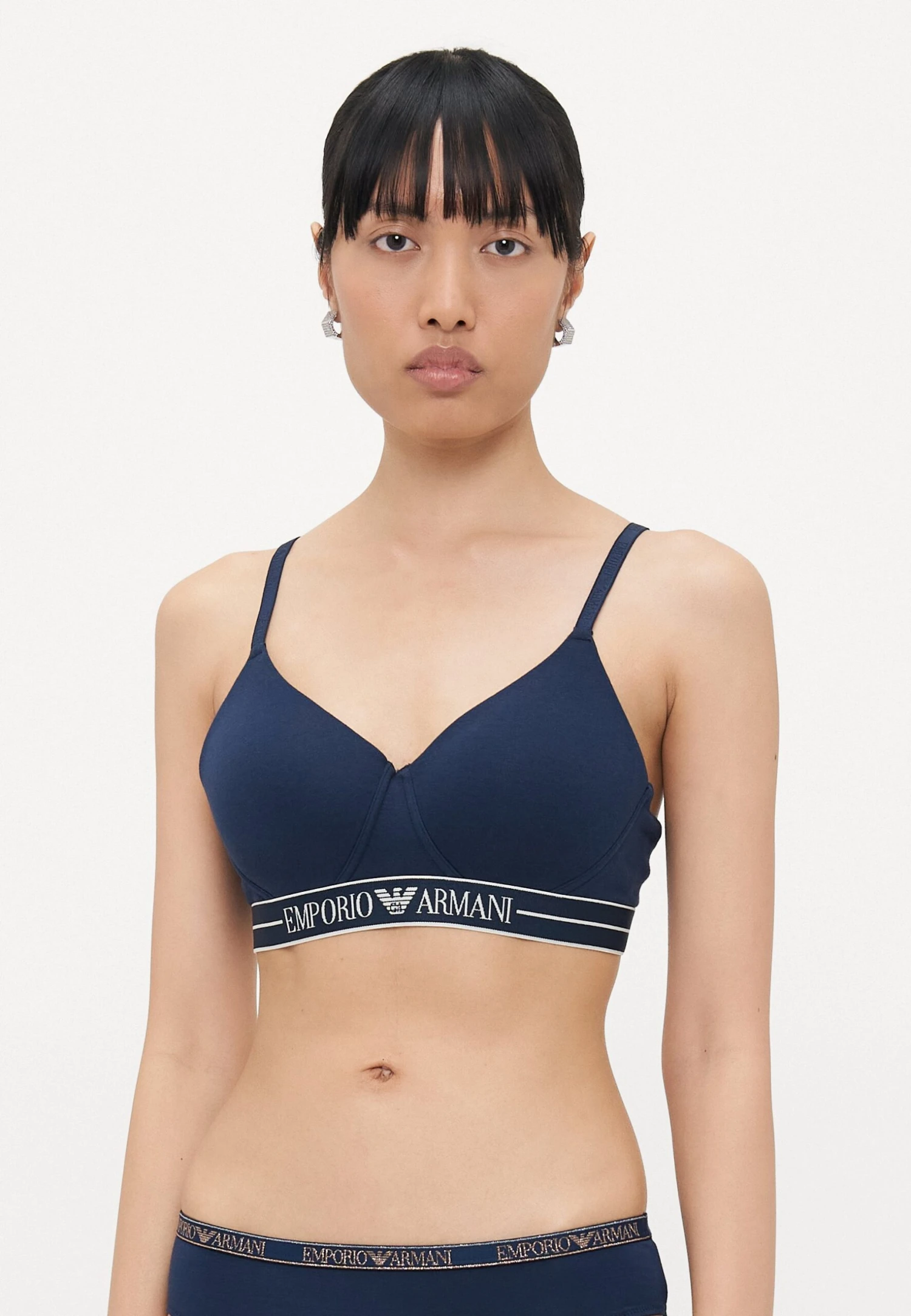 Emporio Armani PADDED SOFT CONTOUR BRA - Triangle Bra - Marine 3 Emporio Armani PADDED SOFT CONTOUR BRA - Triangle Bra - Marine