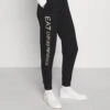 EA7 Emporio Armani Trouser - Tracksuit Bottoms - Black/Light Gold -Total Wear Store 42bf2041fd254a6aa6aa4f8f792c0a57