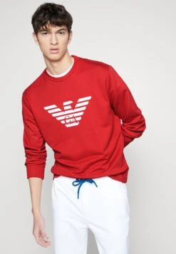 Emporio Armani Sweatshirt - Fuoco Eagle -Total Wear Store 42df1027ff9447acae176264ee62c068