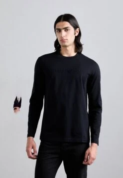 Emporio Armani Long Sleeved Top - Blue Navy