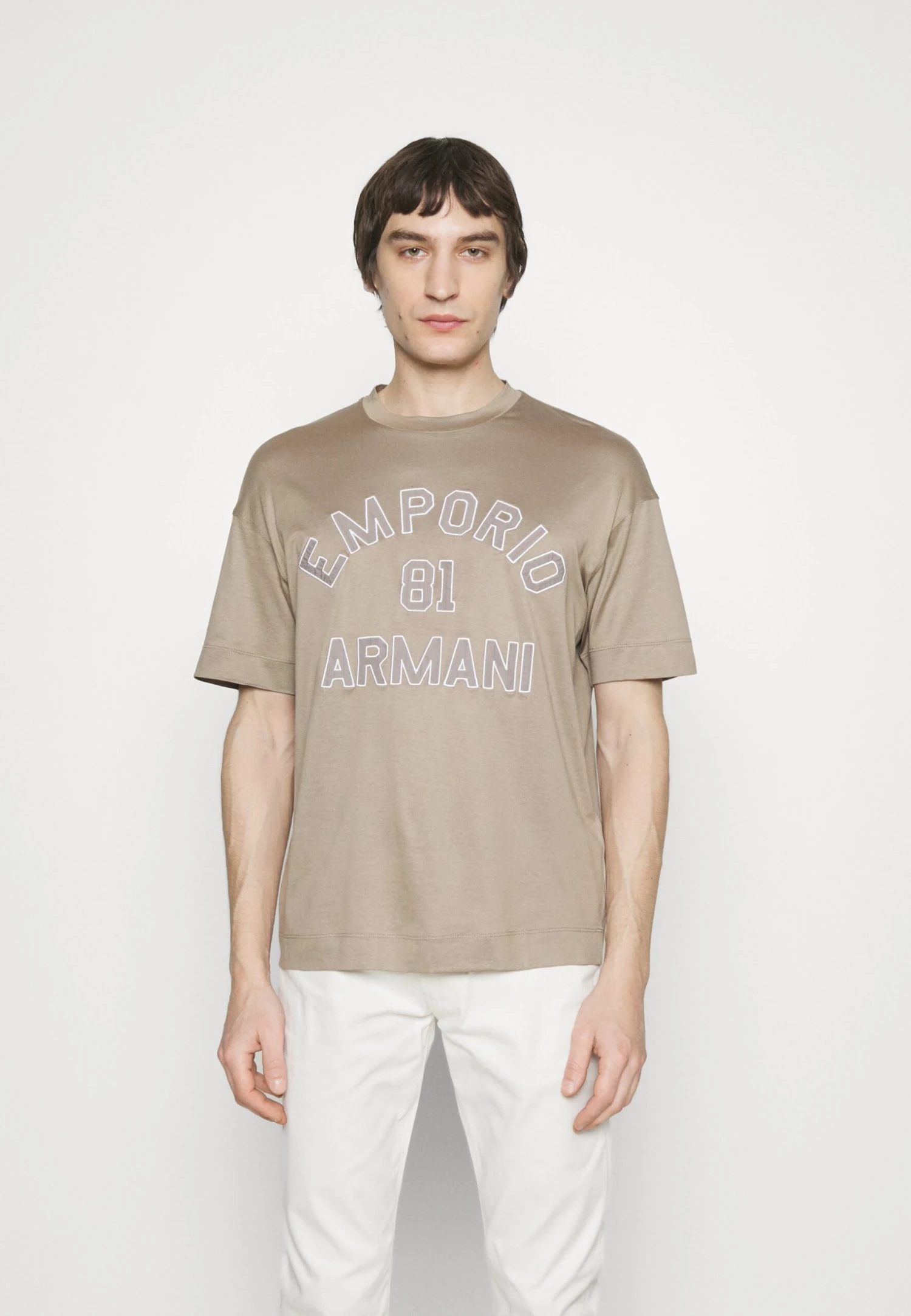 Emporio Armani Print T-Shirt - Incenso 3 Emporio Armani Print T-Shirt - Incenso