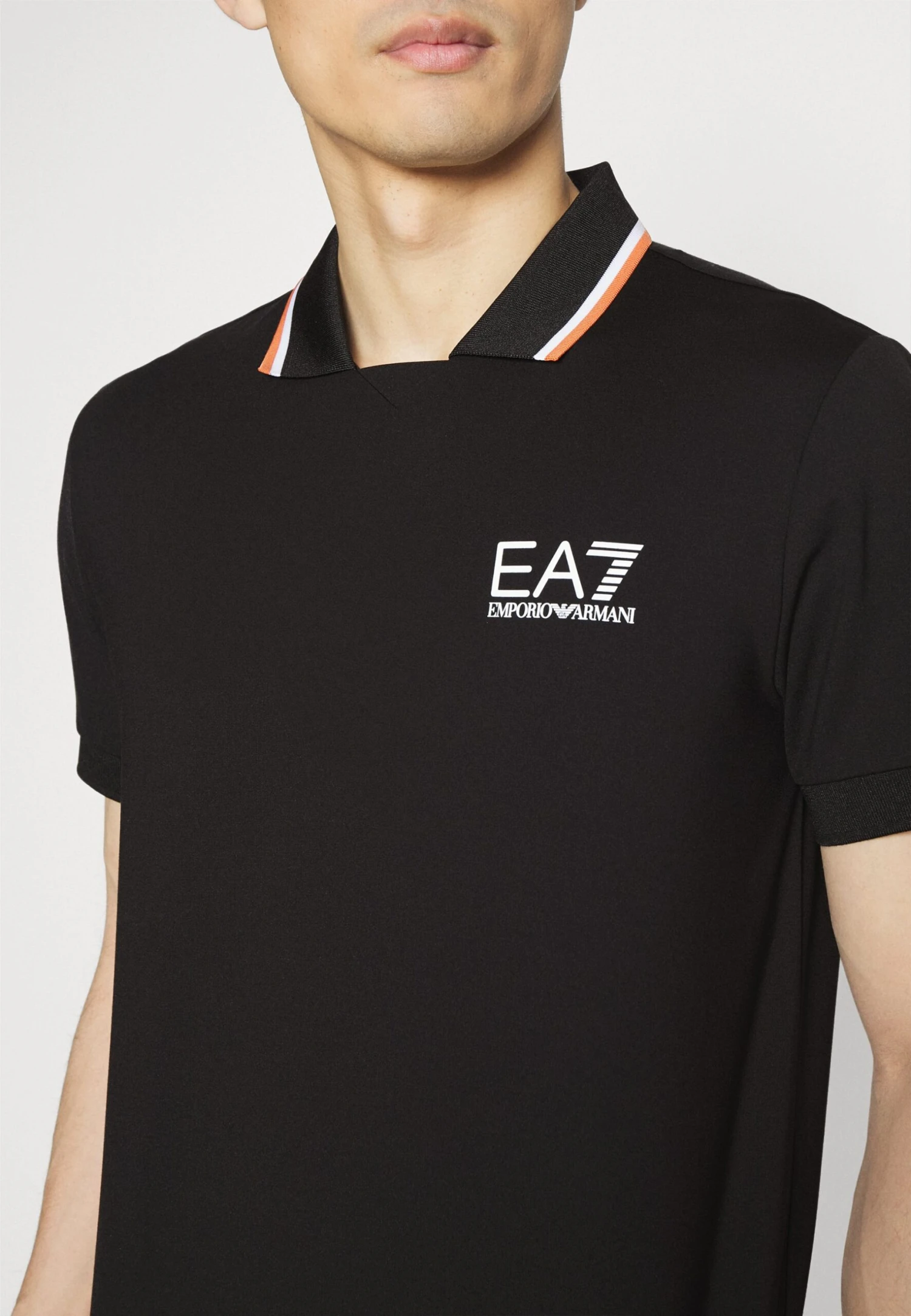 EA7 Emporio Armani Polo Shirt - Schwarz 8 EA7 Emporio Armani Polo Shirt - Schwarz - Image 6