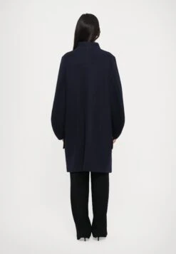 Emporio Armani COAT - Classic Coat - Blue Fonce/dark Grey -Total Wear Store 44d6f521ccb243bcb3b865f5ccbaef6b