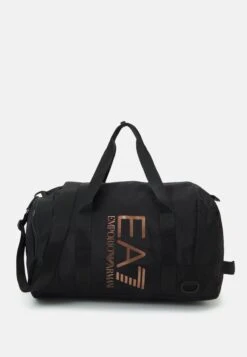 EA7 Emporio Armani Vigor Unisex - Weekend Bag - Black/Rose Goldcoloured