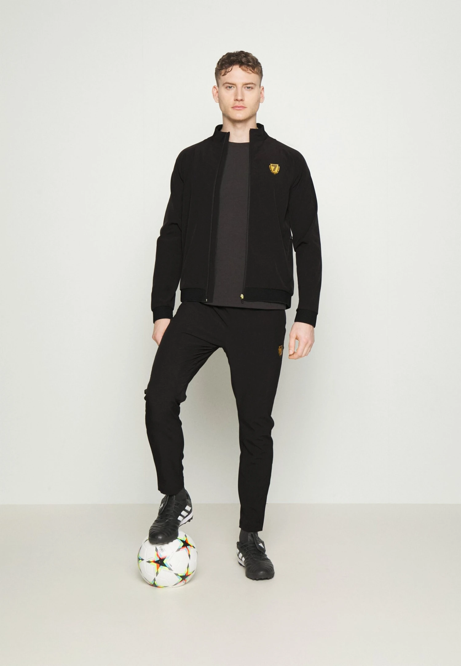 EA7 Emporio Armani Train Soccer Suit- Tracksuit - Black 4 EA7 Emporio Armani Train Soccer Suit- Tracksuit - Black - Image 2