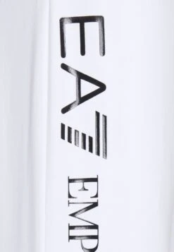 EA7 Emporio Armani Trouser - Tracksuit Bottoms - White/Black -Total Wear Store 459e3c1ef7bb4124a5ba886189216e7a