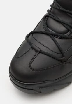 EA7 Emporio Armani Boot Flakes Unisex - Lace-Up Ankle Boots - Full Black -Total Wear Store 45cc98af7ad14f8e971a44df4b178098