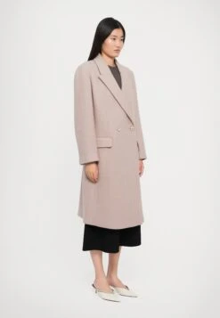 Emporio Armani COAT - Classic Coat - Beige Melange -Total Wear Store 45e2fa517c024dbe96d006b02d15b01d
