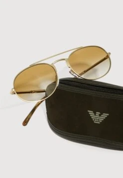 Emporio Armani Sunglasses - Gold-coloured/yellow/brown -Total Wear Store 4631e842a65a4200848167375afab50a