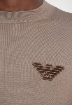 Emporio Armani PULLOVER - Jumper - Walnut -Total Wear Store 4641ae00a9b54e5c93480a91552dbc46
