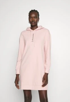 EA7 Emporio Armani Dress - Day Dress - Silver Pink/Black