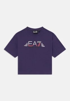 EA7 Emporio Armani UNISEX - Print T-shirt - Grape