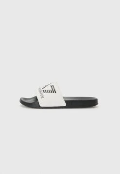 EA7 Emporio Armani UNISEX - Pool Slides - White/black