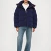 EA7 Emporio Armani TRAIN HOODED JACKET UNISEX - Winter Jacket - Evening Blue -Total Wear Store 48a6af65e95344f0b04b29141bc1b0e8