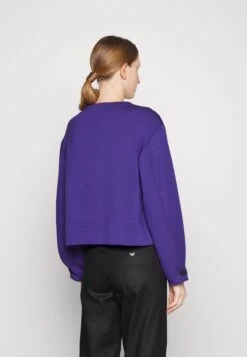 Emporio Armani Sweatshirt - Purple -Total Wear Store 49802f91815e474ab18e56701cc5bc1f