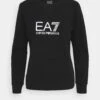 EA7 Emporio Armani Sweatshirt - Black/White -Total Wear Store 4ac0a1454447493dad68c12a159bef25