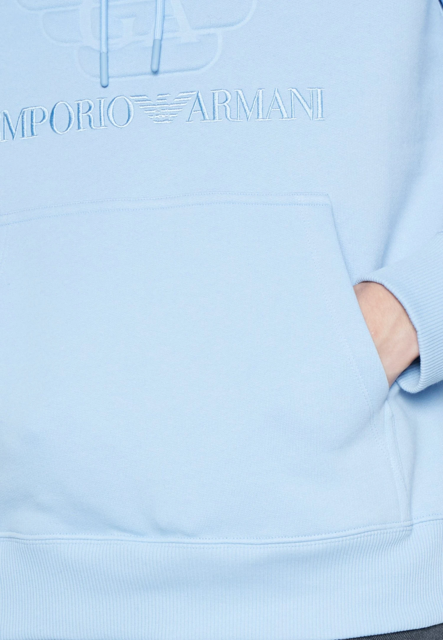 Emporio Armani Sweatshirt - Azzurro Cele 8 Emporio Armani Sweatshirt - Azzurro Cele - Image 6