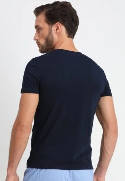 Emporio Armani Crew Neck 2 Pack- Undershirt - Navy Blue -Total Wear Store 4b408a0190c24c89873dc470a1636e0d