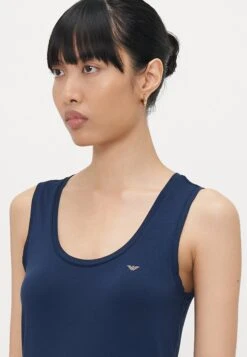 Emporio Armani Pyjama Top - Marine -Total Wear Store 4b872f9dcb50443c99a83b3dfd70aa74