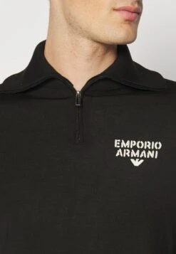 Emporio Armani Jumper - Black -Total Wear Store 4bd2d48cf1744649a4a3a8f03b8213c0