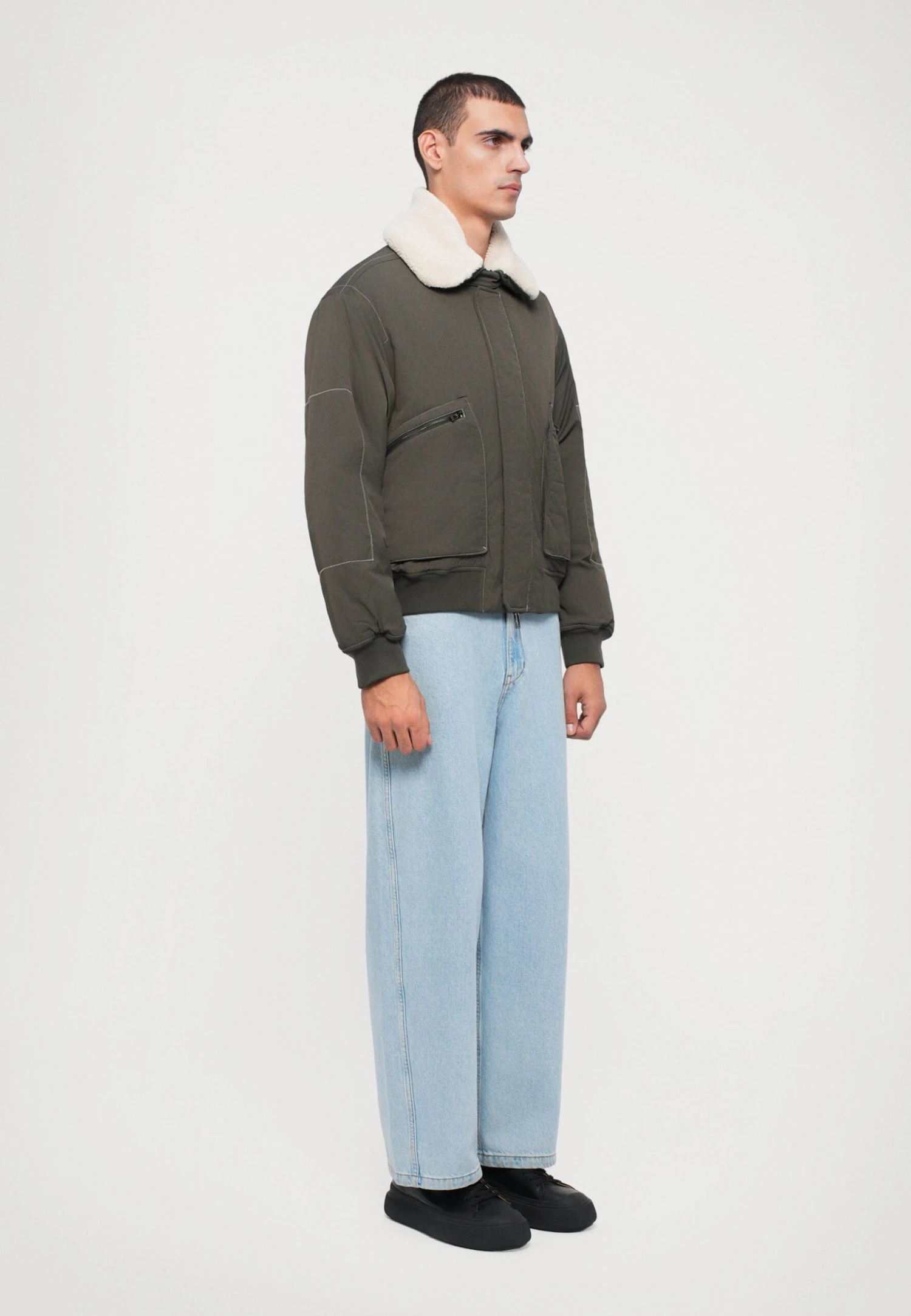 Emporio Armani BLOUSON JACKET - Light Jacket - Black Ink 6 Emporio Armani BLOUSON JACKET - Light Jacket - Black Ink - Image 4